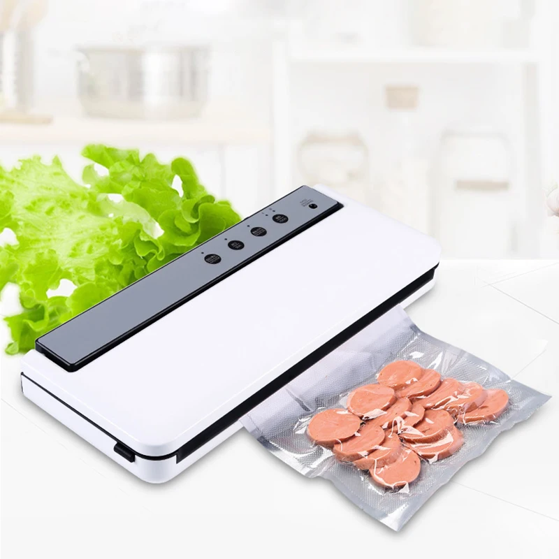 

Vacuum Sealer Food Saver, Automatic Vacuum Air Sealing System for Food Preservation, Dry & Moist Food Modes, 4 in 1 Food Sealer