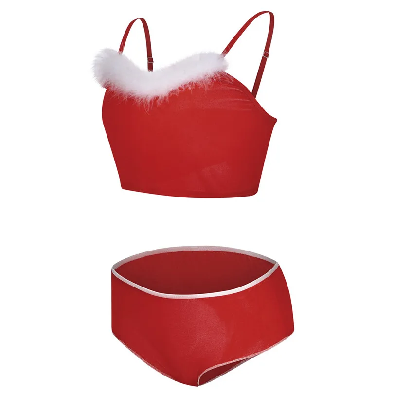 Christmas Sexy Underwear Women Lingerie Nightdress Nightgown Sleepwear Set Soutien Gorge Erotique 30NOV5 | Женская одежда
