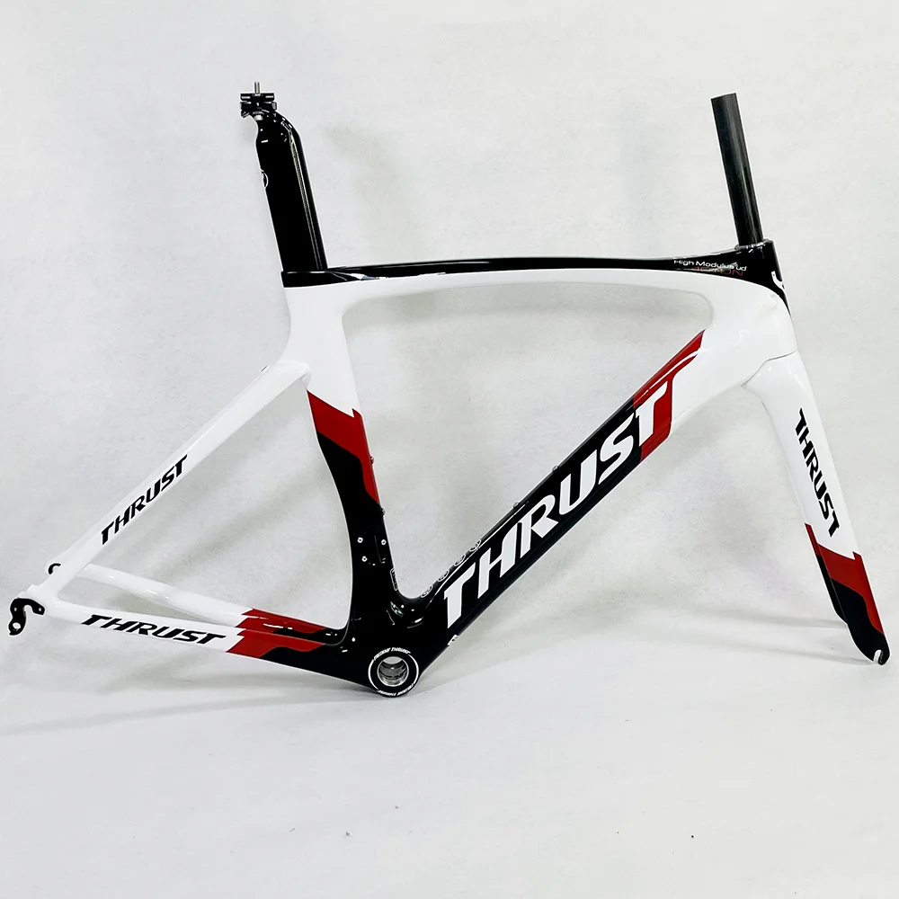 THRUST Carbon frame BOB Road Bike Bicycle Frame Carbon Road Frame T1000 UD 46 49 50 52 54 56 58cm 2 Warranty Customize Logo