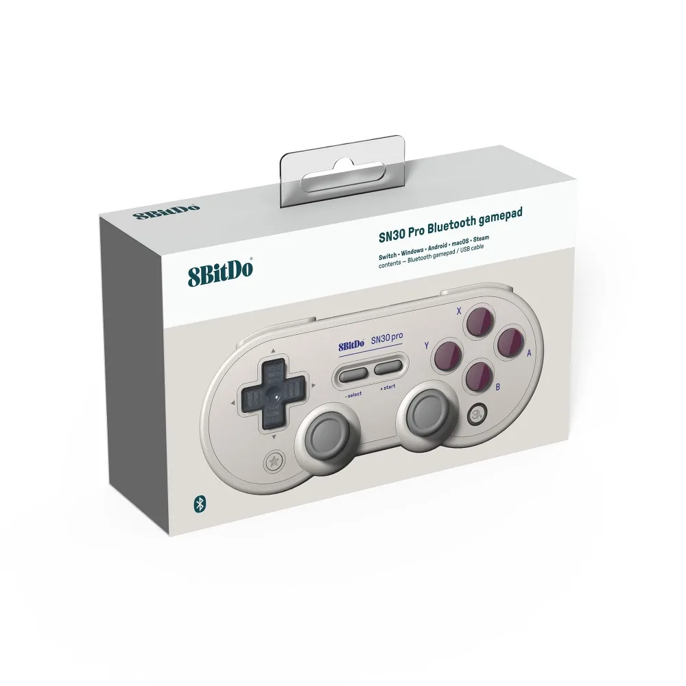 Черный 8BitDo SN30 Pro GB SN версия Геймпад контроллер для Windows Android macOS nintendo переключатель пара - Цвет: Черный
