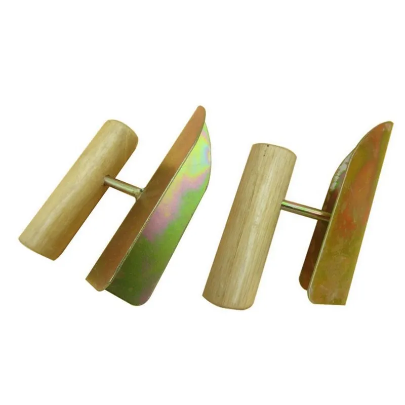 

1set Wooden handle Drywall Putt Knife yin edge Corner Scraper wall Plastering shovel Professional Building Finisher Tool