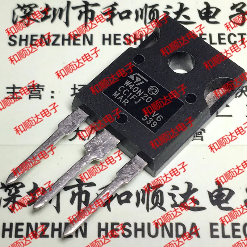 

10pcs/lot STW40N20 W40N20 New stock TO-247 200V 40A
