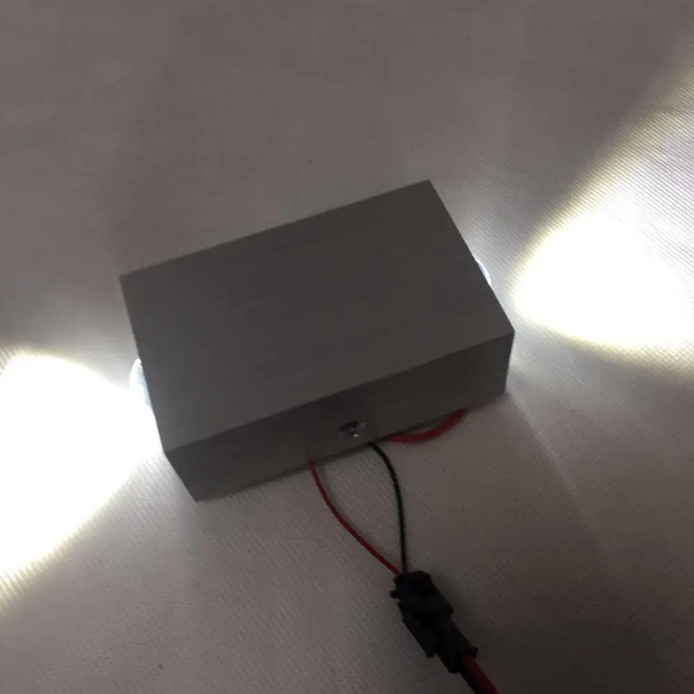 1 шт./лот светодиодный ные настенные светильники лампа для шкафа встраиваемая