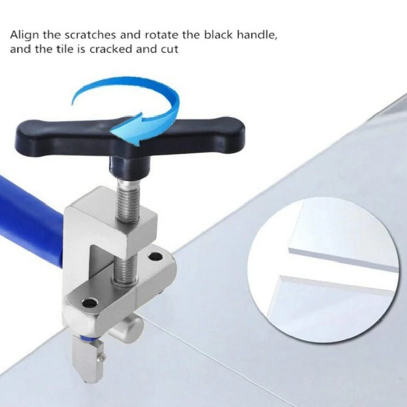 

Glass Tile Cutter Glide Multifunctional Hand-Held Alloy Hand Tool Diamond Cutting Head Ceramic Tile Glass Bottle Cutter