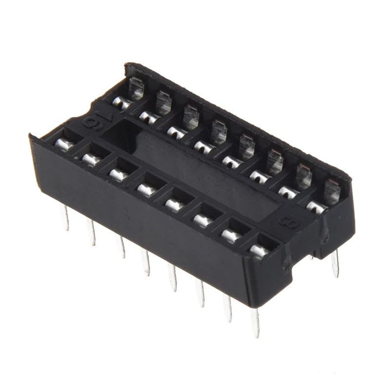 Top 30 Pcs 16 Pin 2.54mm DIP IC Socket Solder Type Adaptors | Электроника