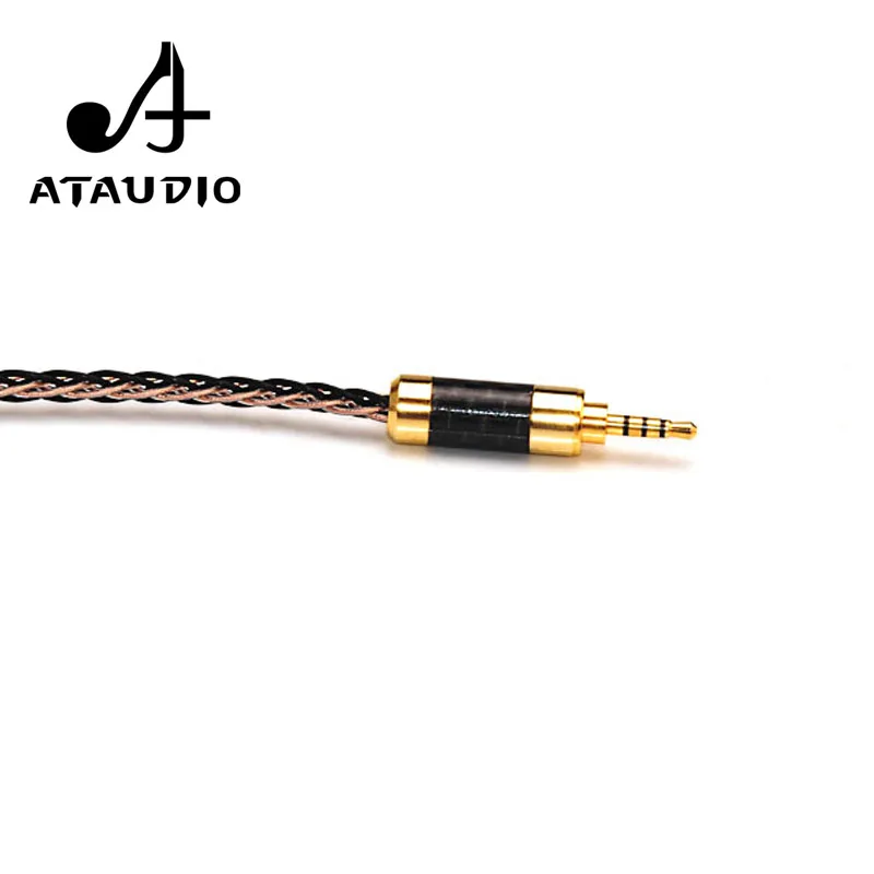 ATAUDIO Hifi 2 5 мм TRRS сбалансированный до RCA Штекерный кабель для Astell & Kern AK100II AK120II AK240 AK380