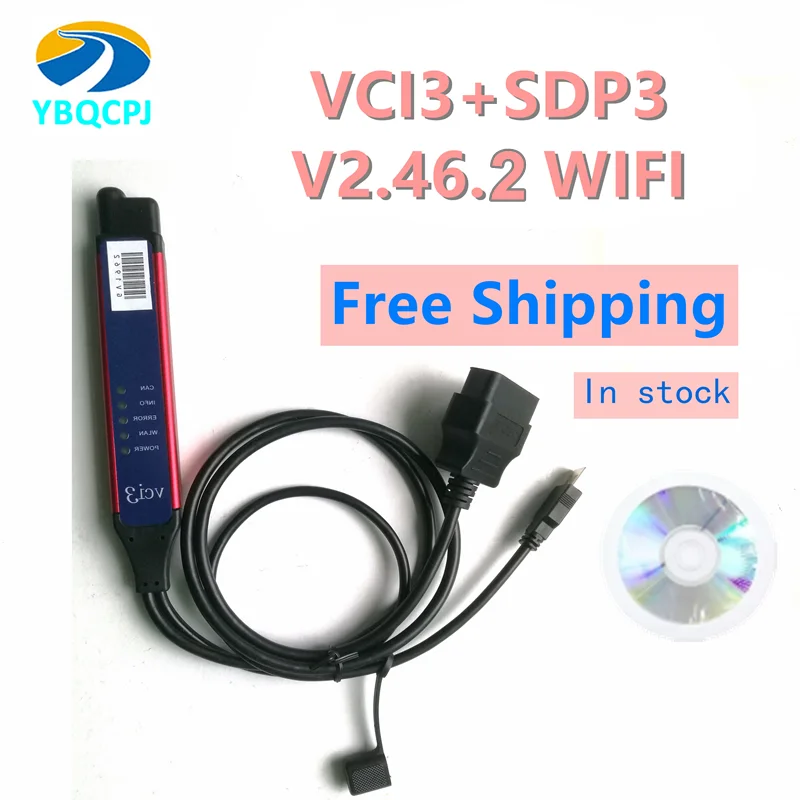 V2.46.2 VCI3 большой кабель 2 46 качество A + сканер V2.46 для SDP3 VCI 3 Диагностика грузовика