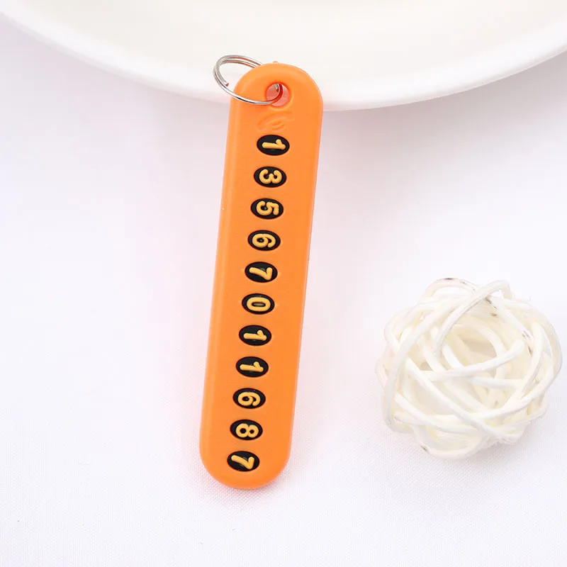 Функция &quotантипотеря телефон номерной знак кулон-брелок для автомобиля авто