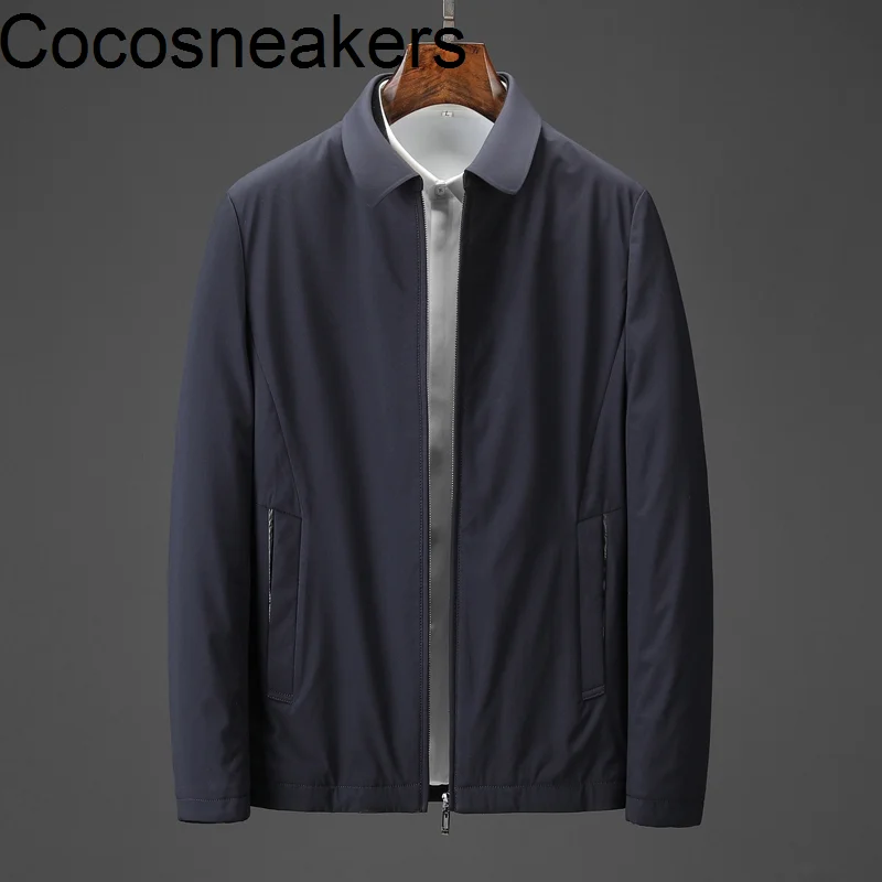 

Quality workmanship business Lapel warm cotton padded jacket winter gentleman thickened short casual cotton padded jacket cotton