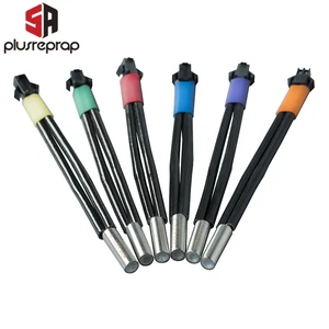 Керамический нагреватель картриджа J-Head для 3D-принтера, 1 шт., 6x16 6x20 6x30 мм 12 В24 В 30 Вт 40 Вт 50 Вт