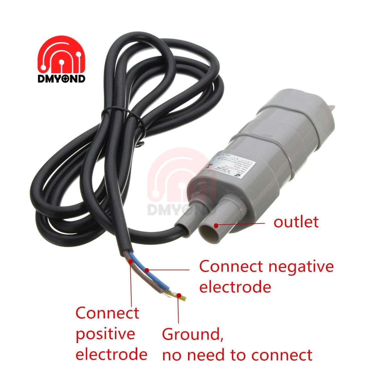 Погружной водяной насос 5 м горячая Распродажа 12 В постоянного тока JT-500 л/ч