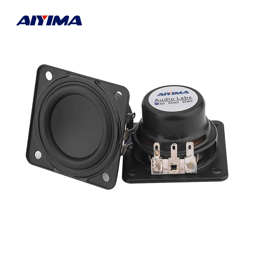 AIYIMA 2 шт. HIFI 1 75 дюймовый Полнодиапазонный динамик 4 Ом 6 Вт длинный Неодимовый