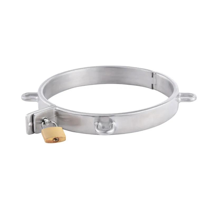 Ошейник из нержавеющей стали задыхающееся кольцо раб фетиш БДСМ бондаж секс