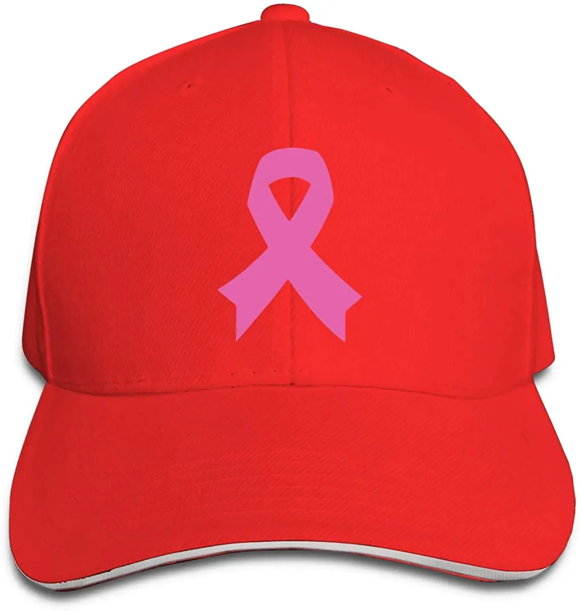 

Breast Cancer Awareness Men's Or Women's Outdoor Sandwich Hat Adjustable Strap