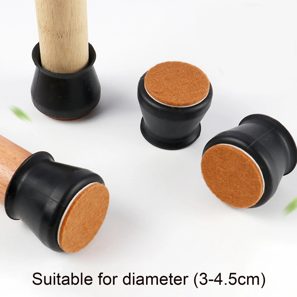 

Pad Silicone Furniture Leg Protectors Legs Protective Cover White Soft Rubber Non-slip Hardwood Floors Protection Table Pads