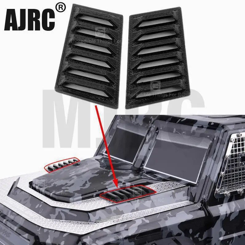 

2pcs Air Intake 3d Printing Engine Cover For Trax Trx4 Tactical Unit 4wd Rc Car Modification Parts Exhaust Air Intake Grille