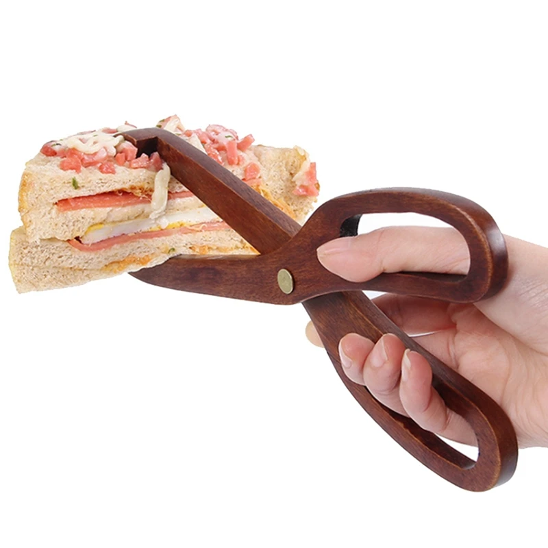 2 шт деревянные Кухня щипцы для салата ПИЩЕВЫЕ ЗАЖИМ &amp 24 бамбуковые прослойки в