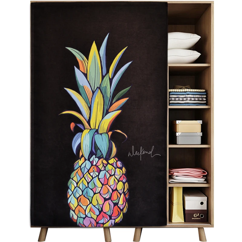 Сделанный на заказ занавес двери шкаф вина Экранирование занавеска с