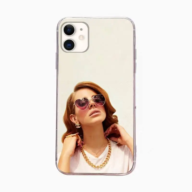 

Sexy Singer Model Lana Del Rey Phone Case For Iphone 6 6s 7 8plus X Xr 11 12 Mini Pro Max Fundas Cover