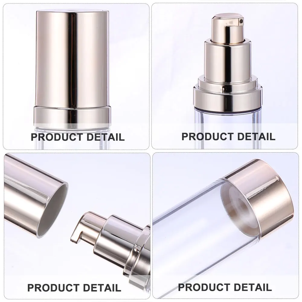 

6 Pcs 15ml Cosmetics Subpackaging Bottle Travel Lotion Emulsion Container