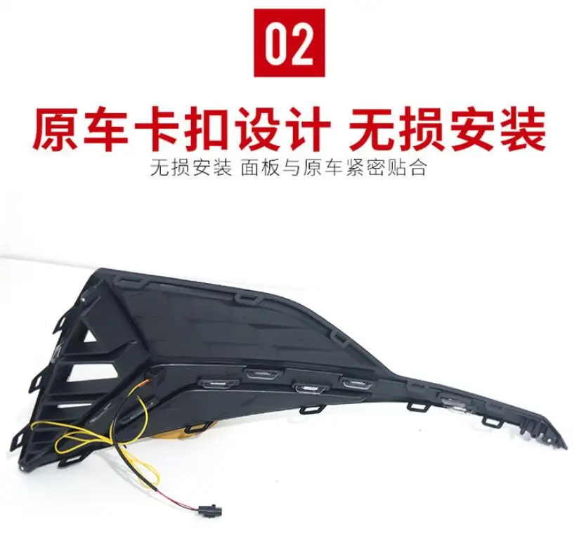 Автомобильный бампер головной светильник Elantra Дневной 2020 ~ 2021y DRL автомобильные