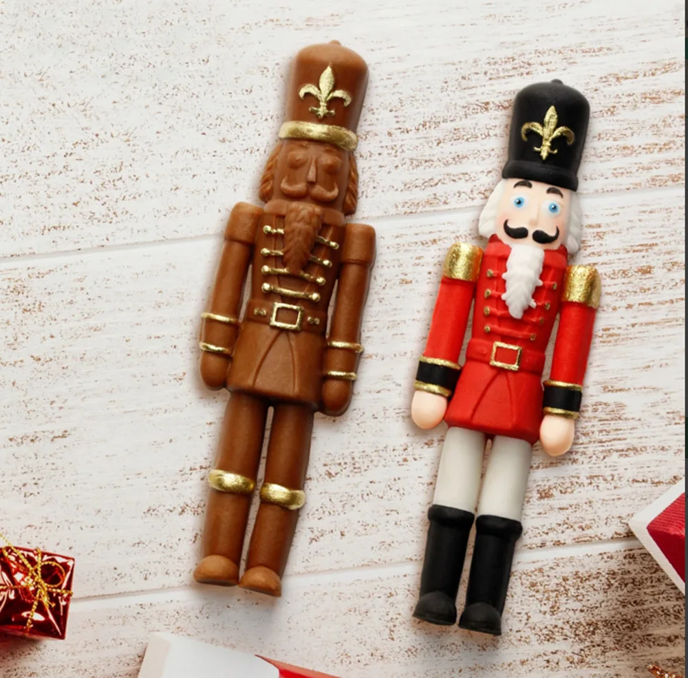 Yueyue Sugarcraft Рождественский солдат силиконовая форма для украшения торта инструменты confeitaria Силиконовые Формочки помадка форма для торта