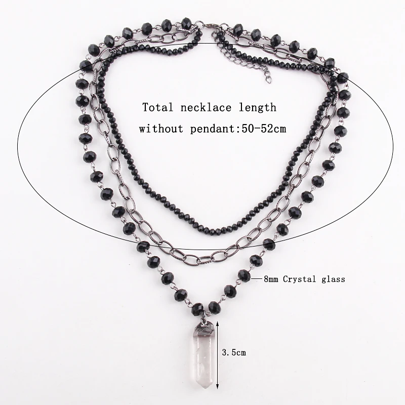 Бесплатная доставка модные богемные ювелирные изделия 3 слоя кристалл Розария