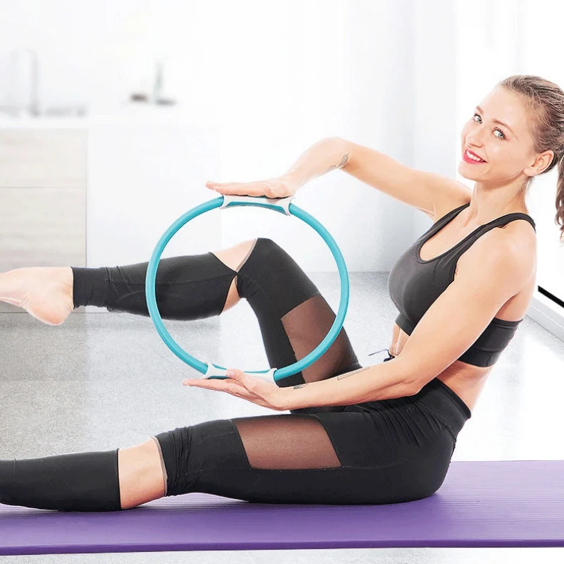 

Hot Women Fitness Kinetic Resistance Circle Yoga Circle Pilates Ring-Premium Fitness Circle Gym Workout Pilates Accessories