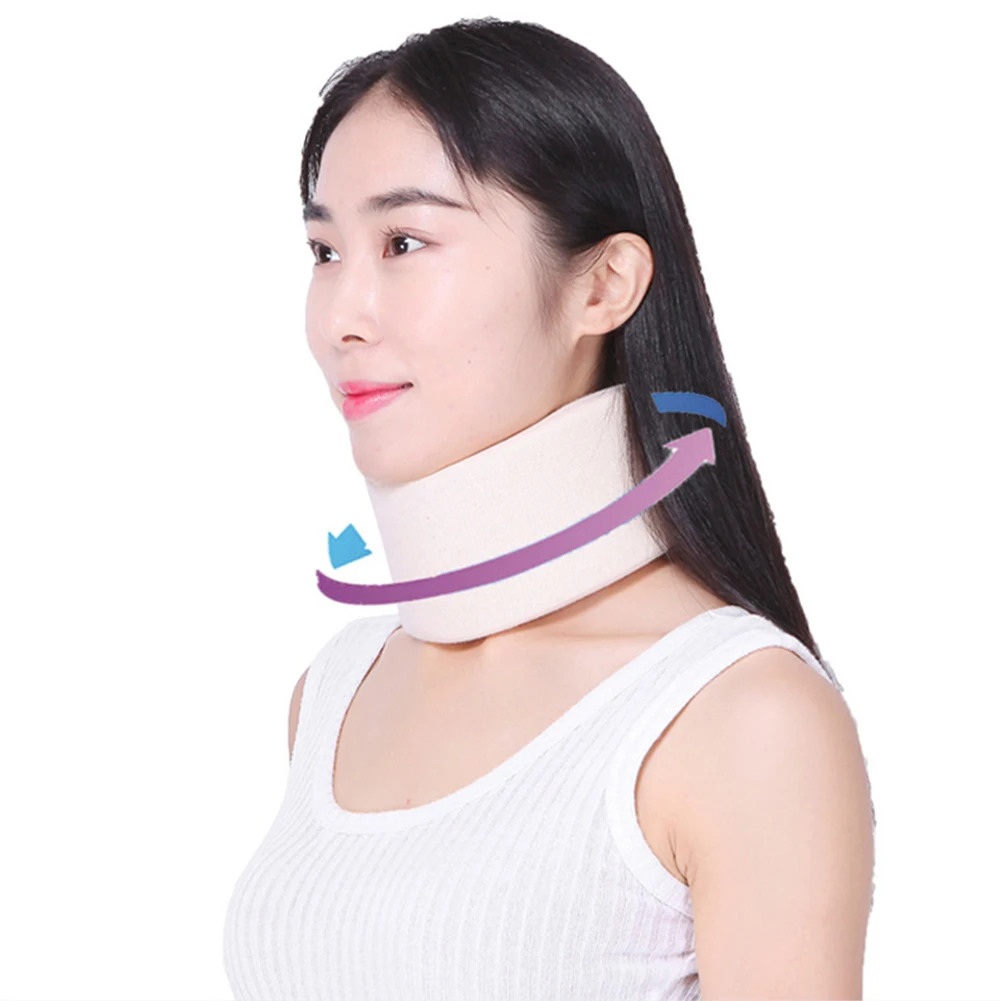 

Cervical Collar Neck Support Brace Soft Foam White Adjustable For Neck Pain Relief Cervical Massager Massager Neck Health Care