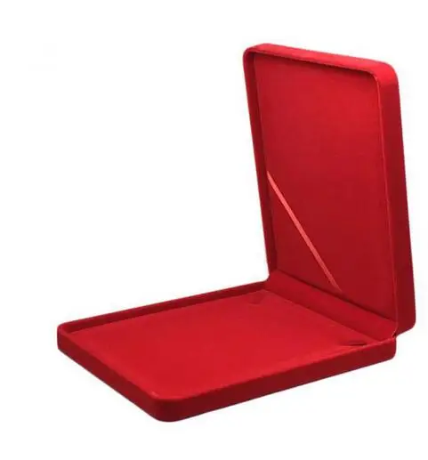 19x24x4cm big size velvet jewelry box necklace box gift box more colors for choice