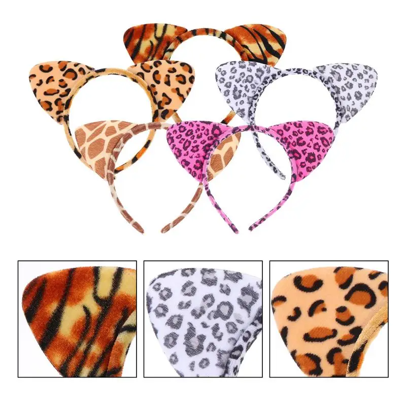 

5PCS Creative Dancing Party Hair Hoop Funny Animal Ear Head Hoop (5 Styles)