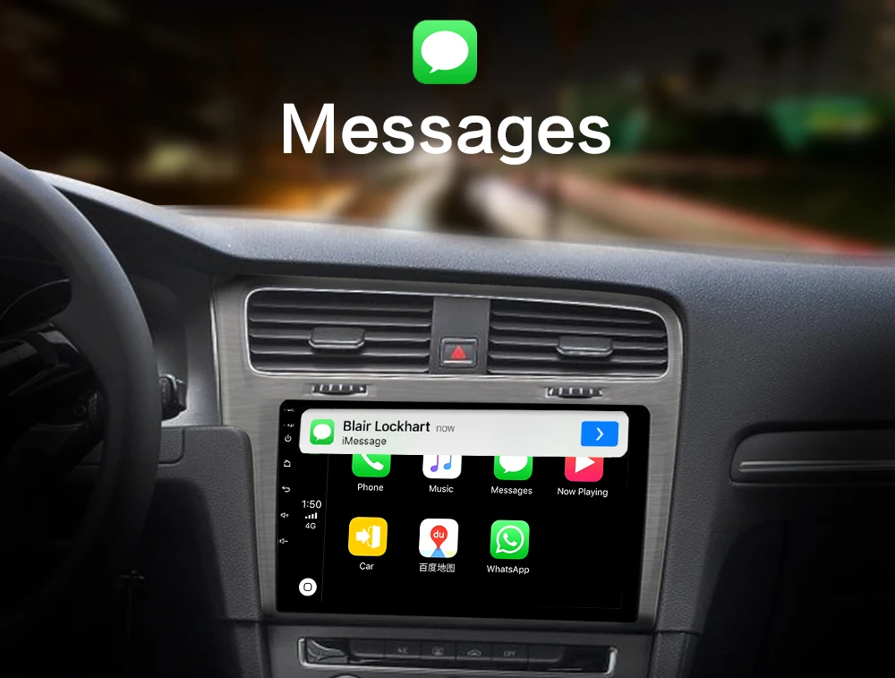 Dasaita Carplay USB ключ для iphone android авто для телефонов android автомобильный навигатор gps с smart link поддерживает iOS телефоны