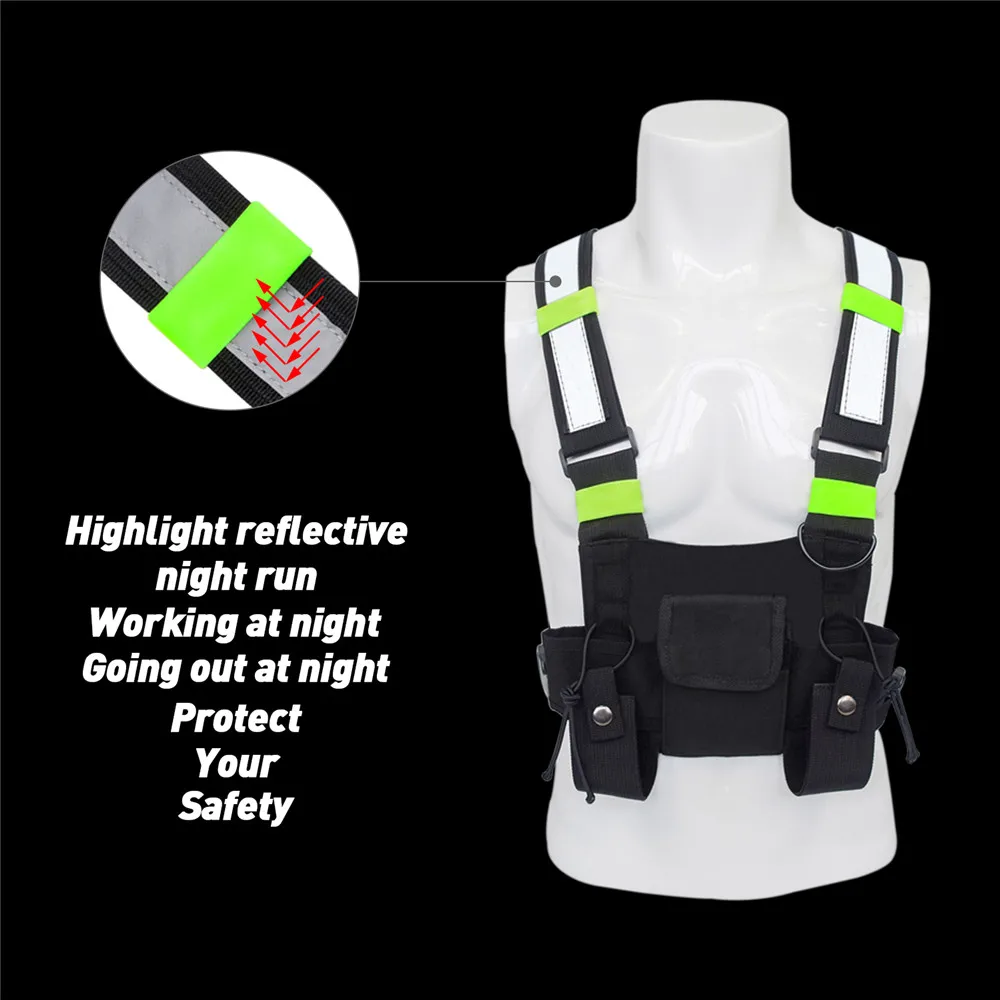 Тактический жилет нейлоновый военный нагрудный сумка кобура тактическая