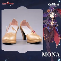 uwowo game genshin impact mona shoes cosplay megistus cosplay astral reflection cosplay boots