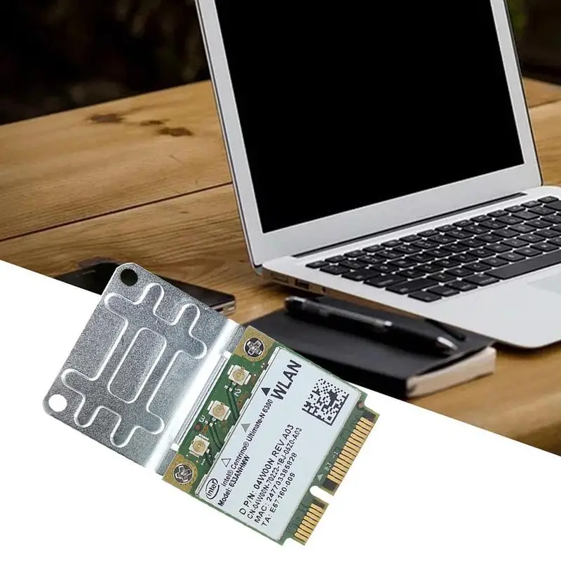 

New Mini Metal from half-height to full-height Extension Bracket Adapter Wireless With PCI-Express Screws Card WiFi K6H1