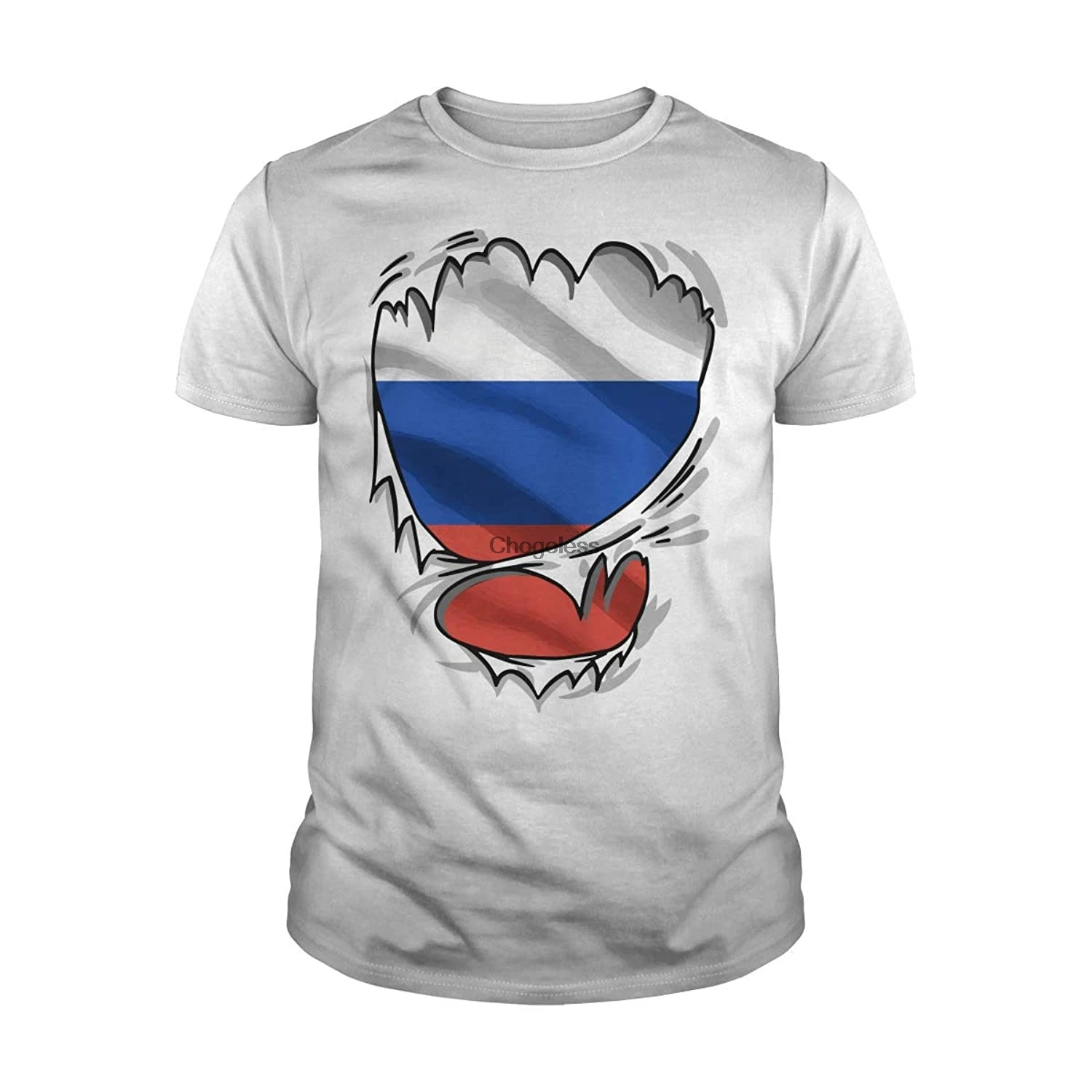 

Russian Superhero Under Shirt Russia Flag T-Shirt