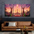 Кровавые эльфы, алтарь, видеоигры World of Warcraft (WOW) плакаты, постеры для домашнего декора, настенное искусство без рамки