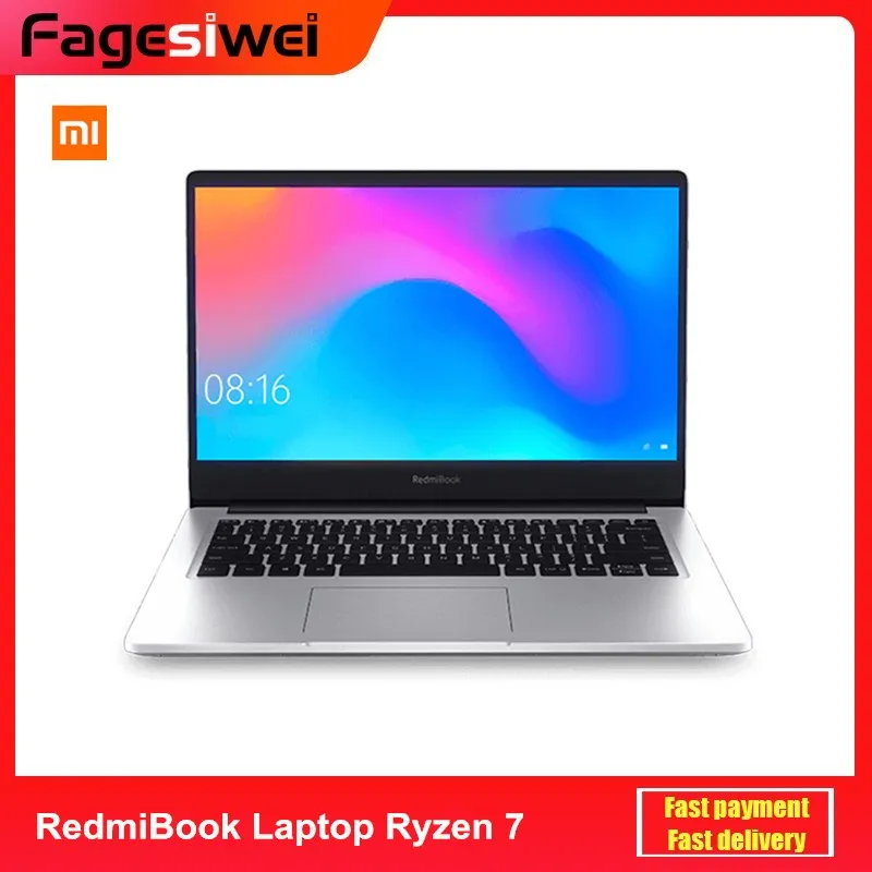 Xiaomi RedmiBook 14 дюймов ноутбук AMD Ryzen 7 3700U Windows 10 16 Гб RAM 512 ГБ SSD Radeon Vega10 FHD ультратонкий