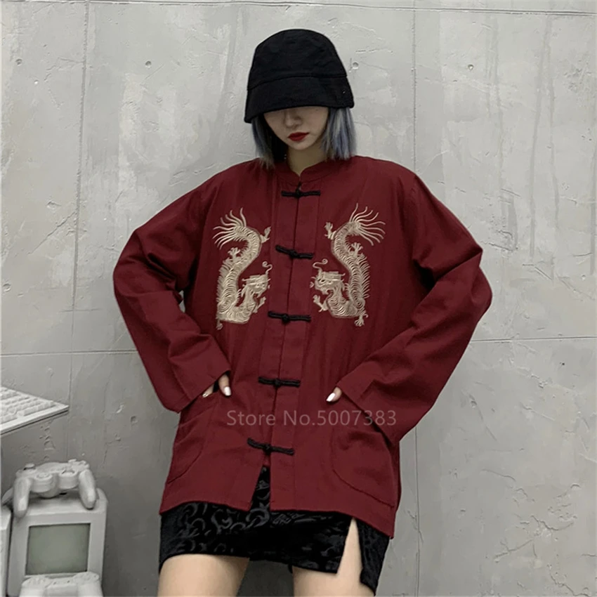 Дракон Haori японский стиль Харадзюку кимоно кардиган пальто мужской костюм