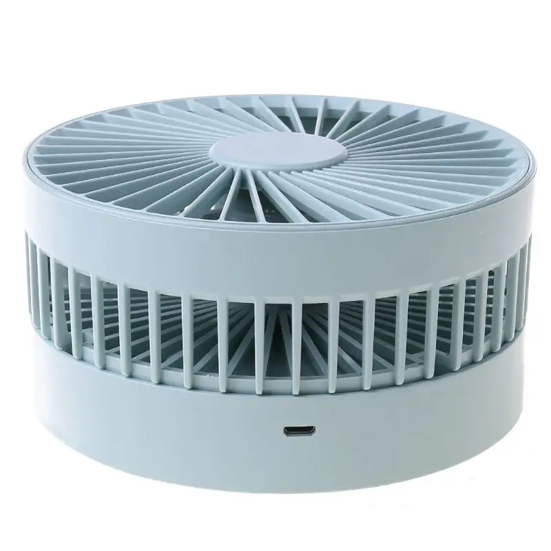

USB Rechargeable Desk Mini Folding Fan Air Cooler 3 Speed Settings Travel Fans