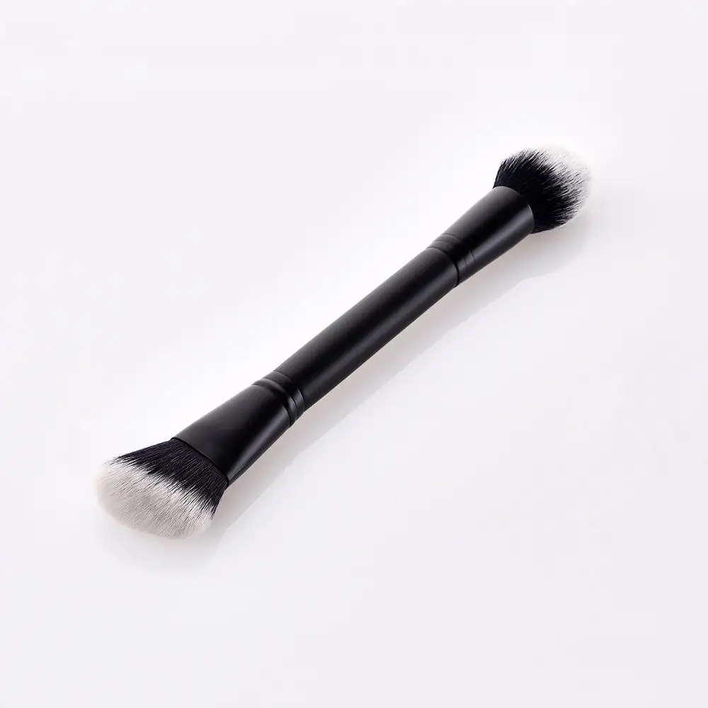 Double Ended Makeup Brushes Face Brush Repair Brush Contour Brush for Liquid Cream Powder Face Beauty Cosmetic Tools