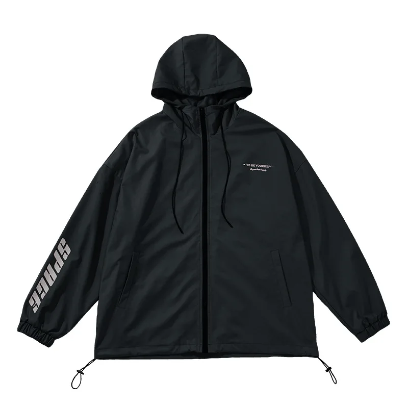 

Men Jacket 2020 Autumn New Streetwear Hip Hop Reflective Jackets for Men Coat Windbreaker Zipper Outwear Casual Male Jackets