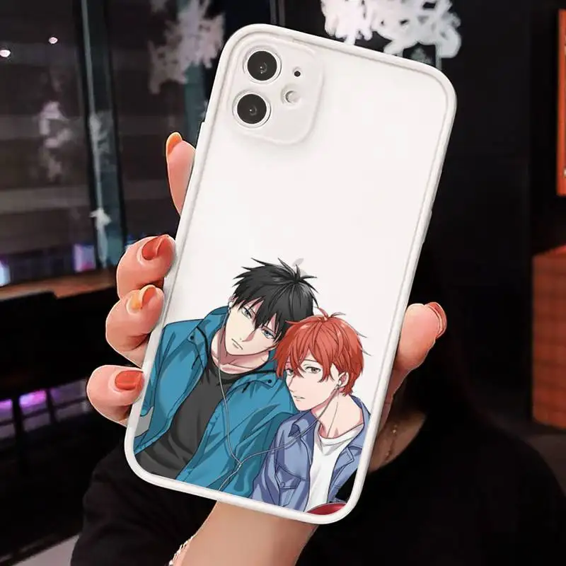 

Given Anime Phone Cases Matte transparent For White iPhone 12 Mini 11 Pro XR XS Max 7 8 Plus X Back Cover