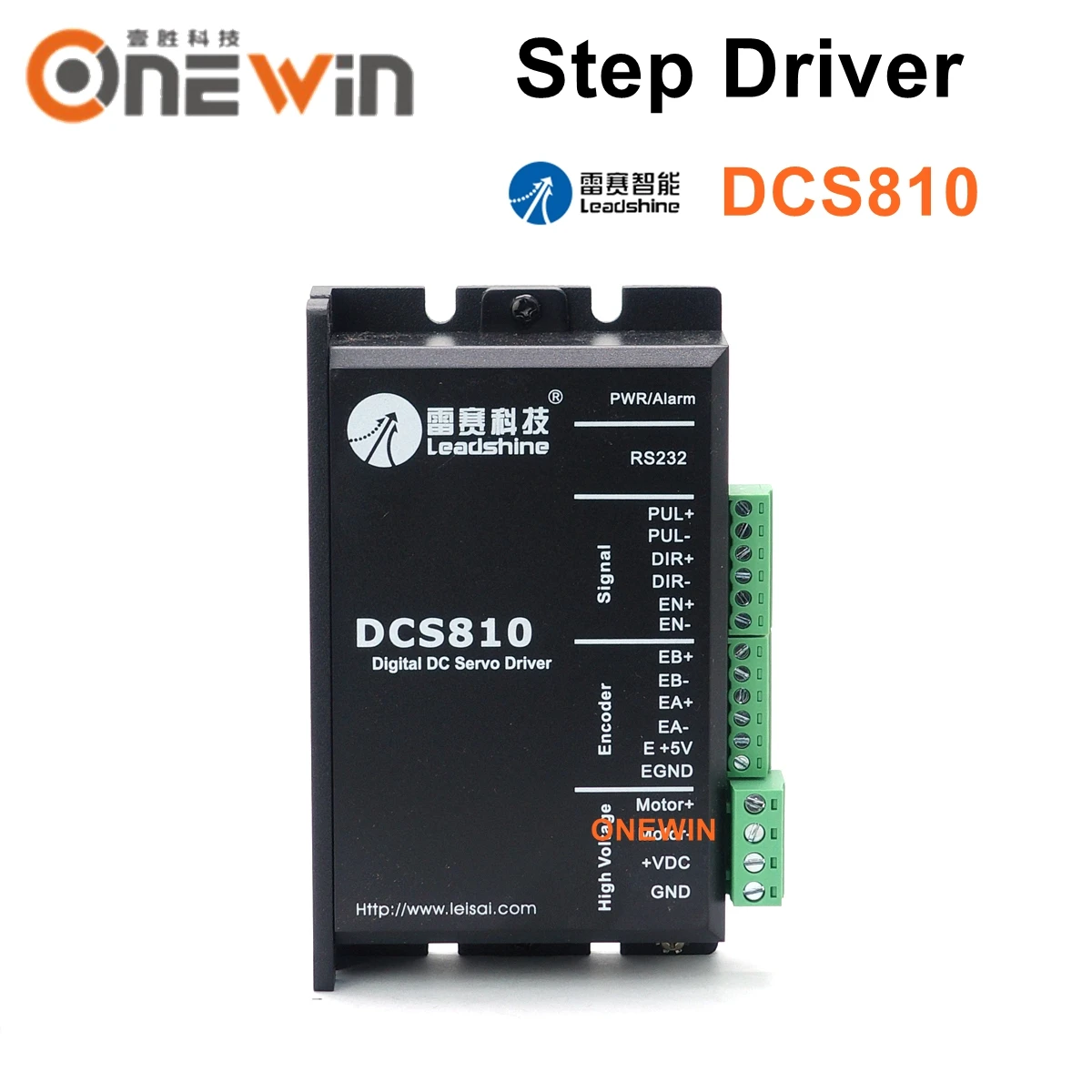 

Leadshine DC Серводвигатель DCS810 работает 24-80 В постоянного тока от 1A до 20A подходит для двигателя DCM50207/DCM50205