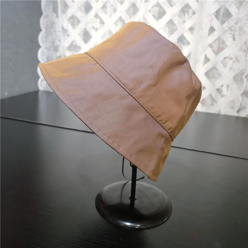 

Men bucket hats fisherman hat fashion hat Gradient reflective fisherman hat Women's summer sun shade pot hat sun hat