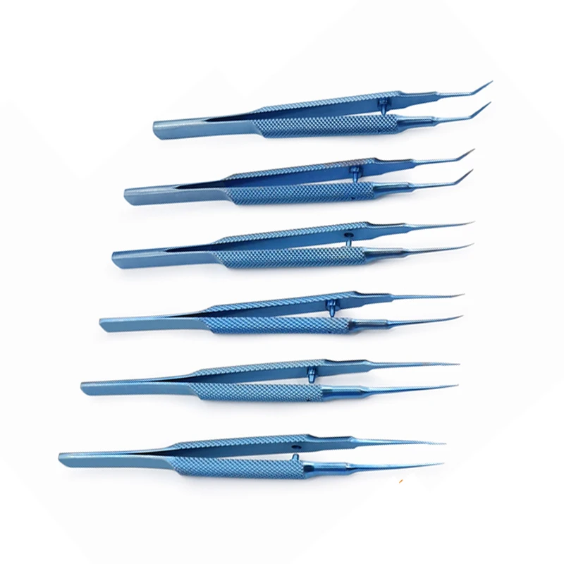 Microscopic instruments Titanium alloy Micro tweezer, Conjunctiva Toothed, Forceps Probes,Hooks ,Spatulas, Speculums tweezers