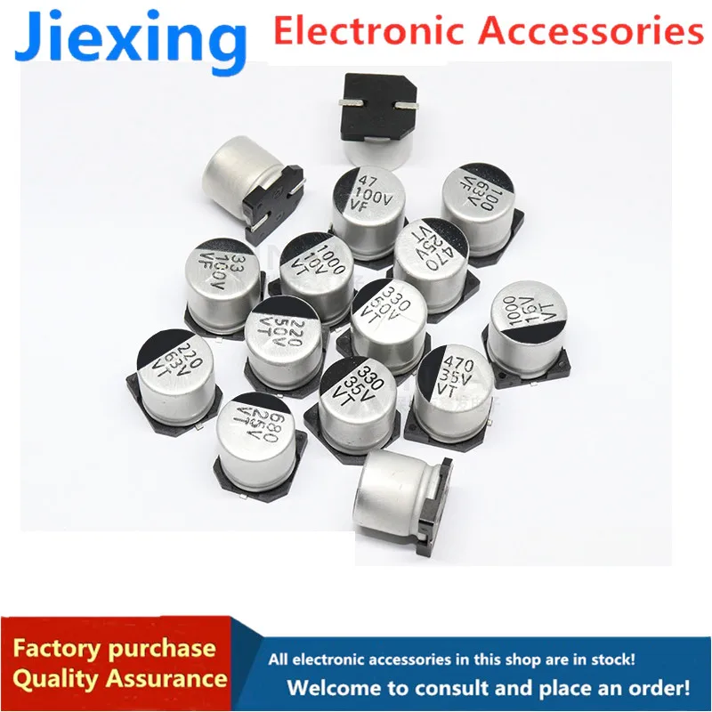 20 штук электролитический конденсатор для поверхностного монтажа алюминий 6 3 V 10V