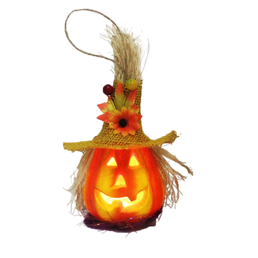 2020 Halloween Vintage Pumpkin Light Lamp Party Hanging Decor LED Lantern Easter Supplies Hollow Night Lights | Дом и сад