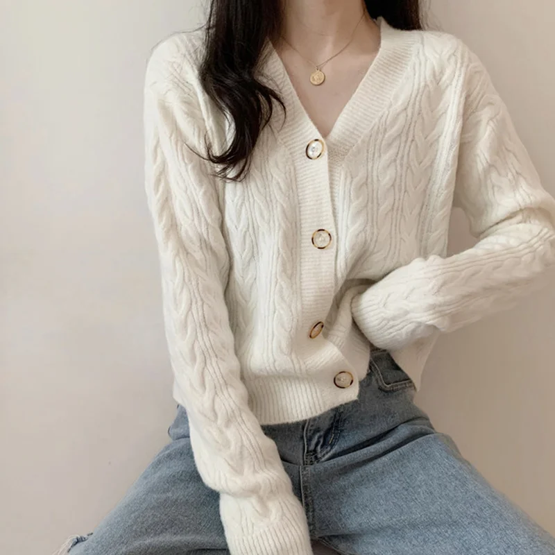 Unif Cardigan Sweater Coat Women's Wear Spring Thin 2021 New Long Sleeved Loose Knit Jum |