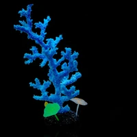aquarium silicone simulation artificial fish reptile tank fake coral plant underwater aquatic ornament decoration accessory